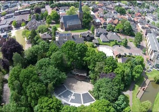 Overview drone Openluchttheater Eibergen, foto PR Openluchttheater Eibergen