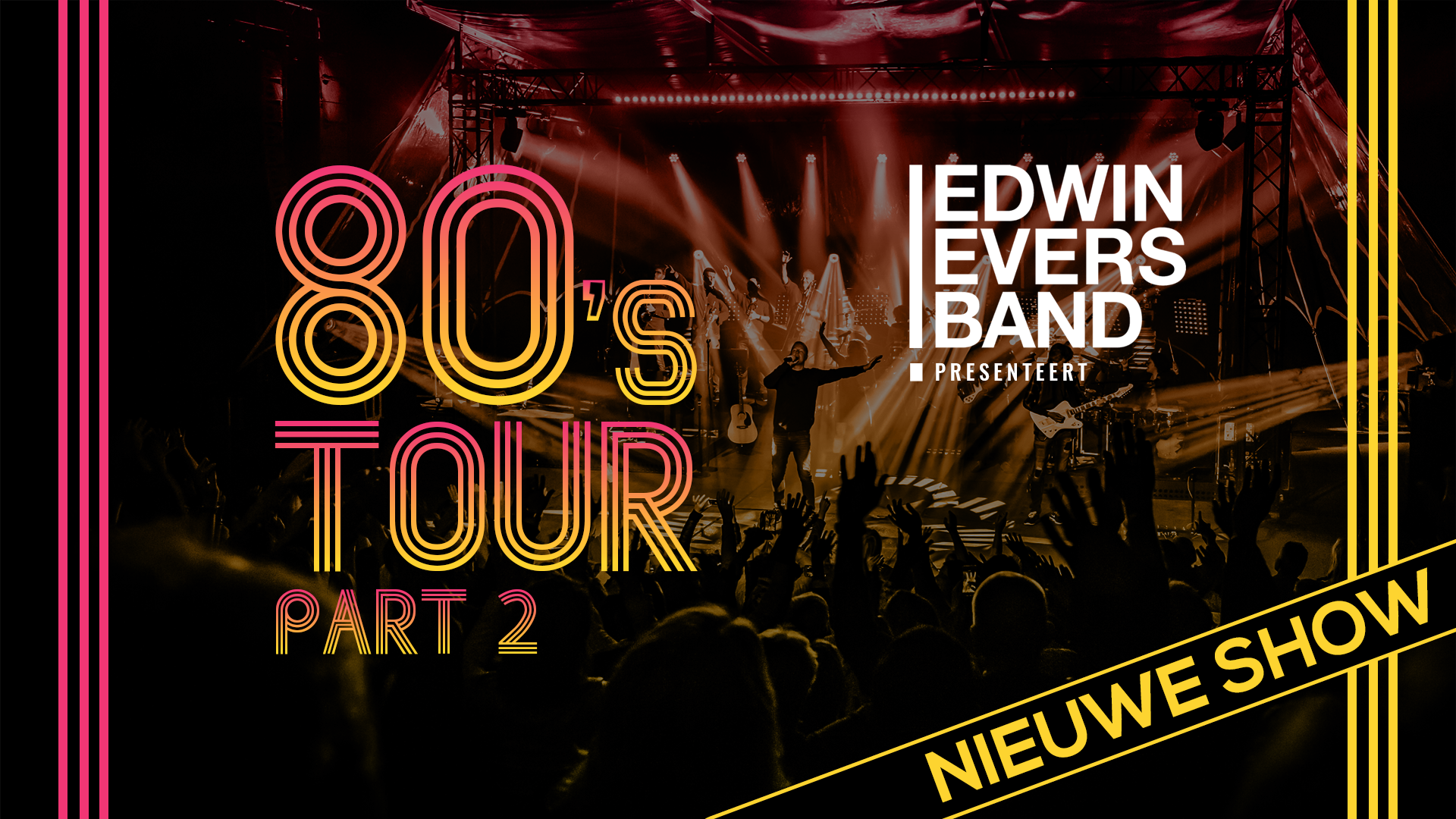 Edwin Evers Band met nieuwe 80’s tour naar Openluchttheater Eibergen