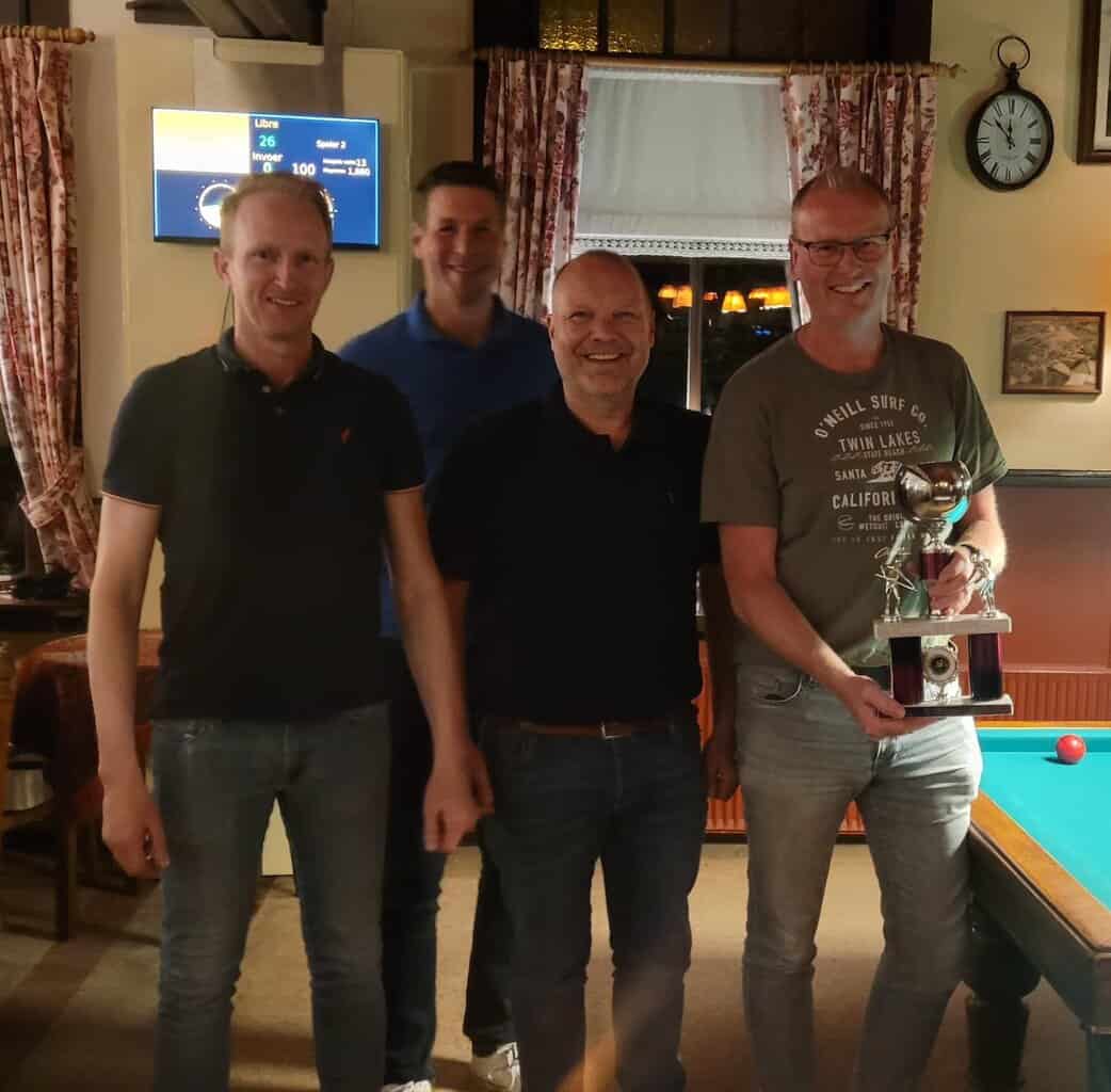 Holland Ontspoort en Johan en de raketballen winnaars Schöppen Johan Toernooi in Gelselaar