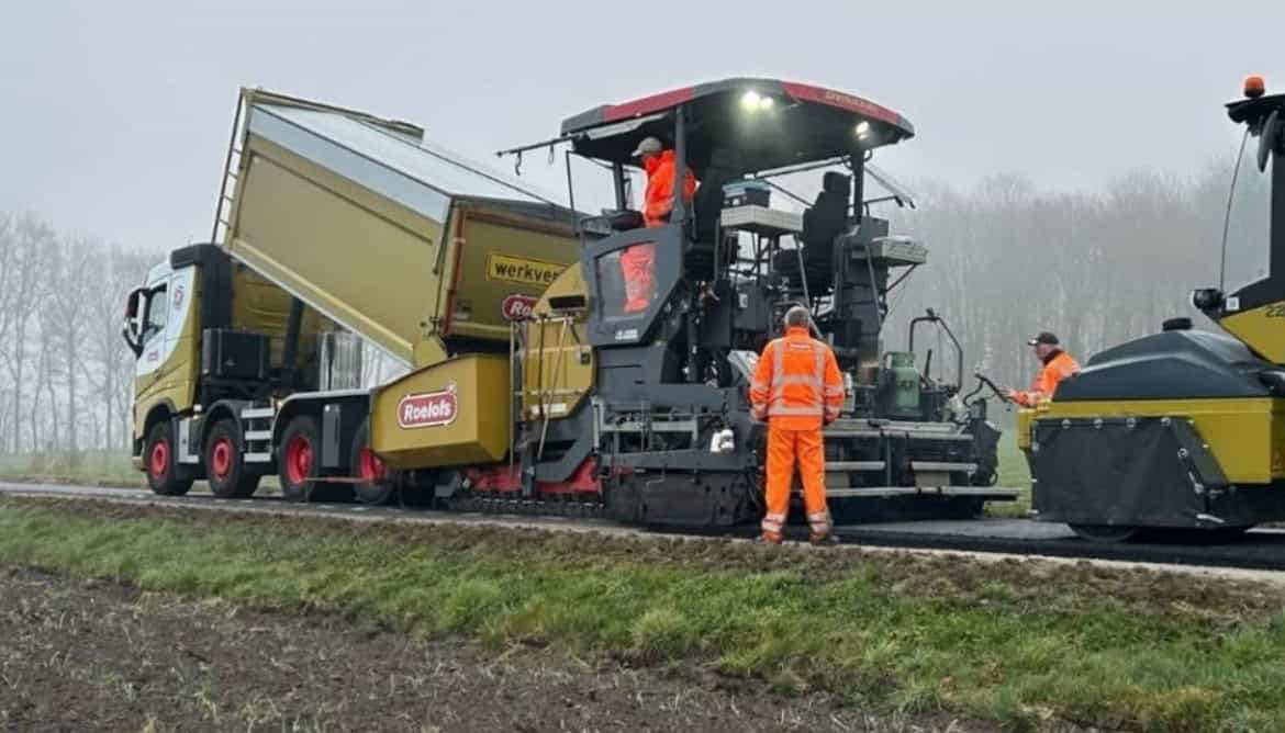 Wegwerkzaamheden op de Heelweg