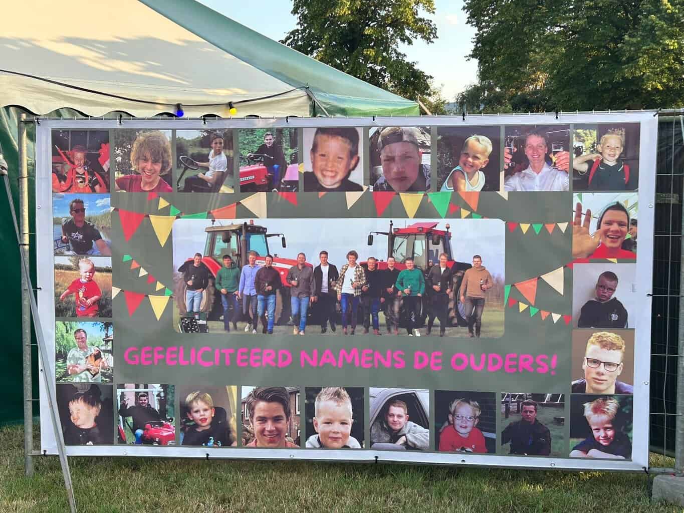 Jongens Keet Rotink vieren 25e verjaardag met groots feest in Beltrum