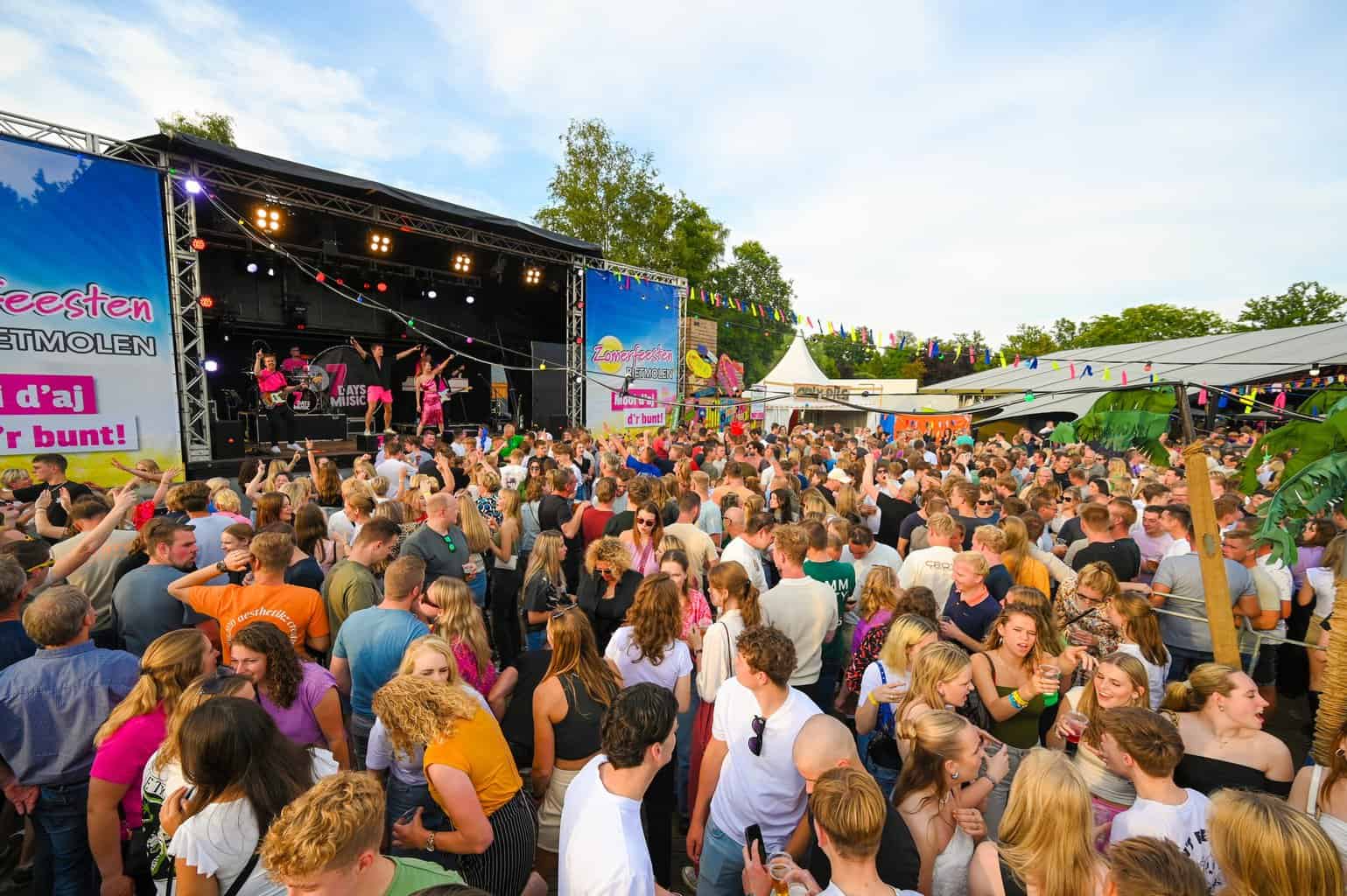 Zomerfeesten Rietmolen 2025: klaar voor vier dagen feest