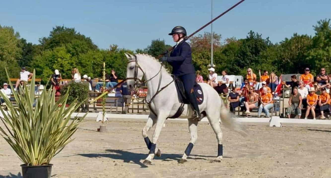 Ellis Oldenboom uit Gelselaar tiende op Europees Kampioenschap Working Equitation