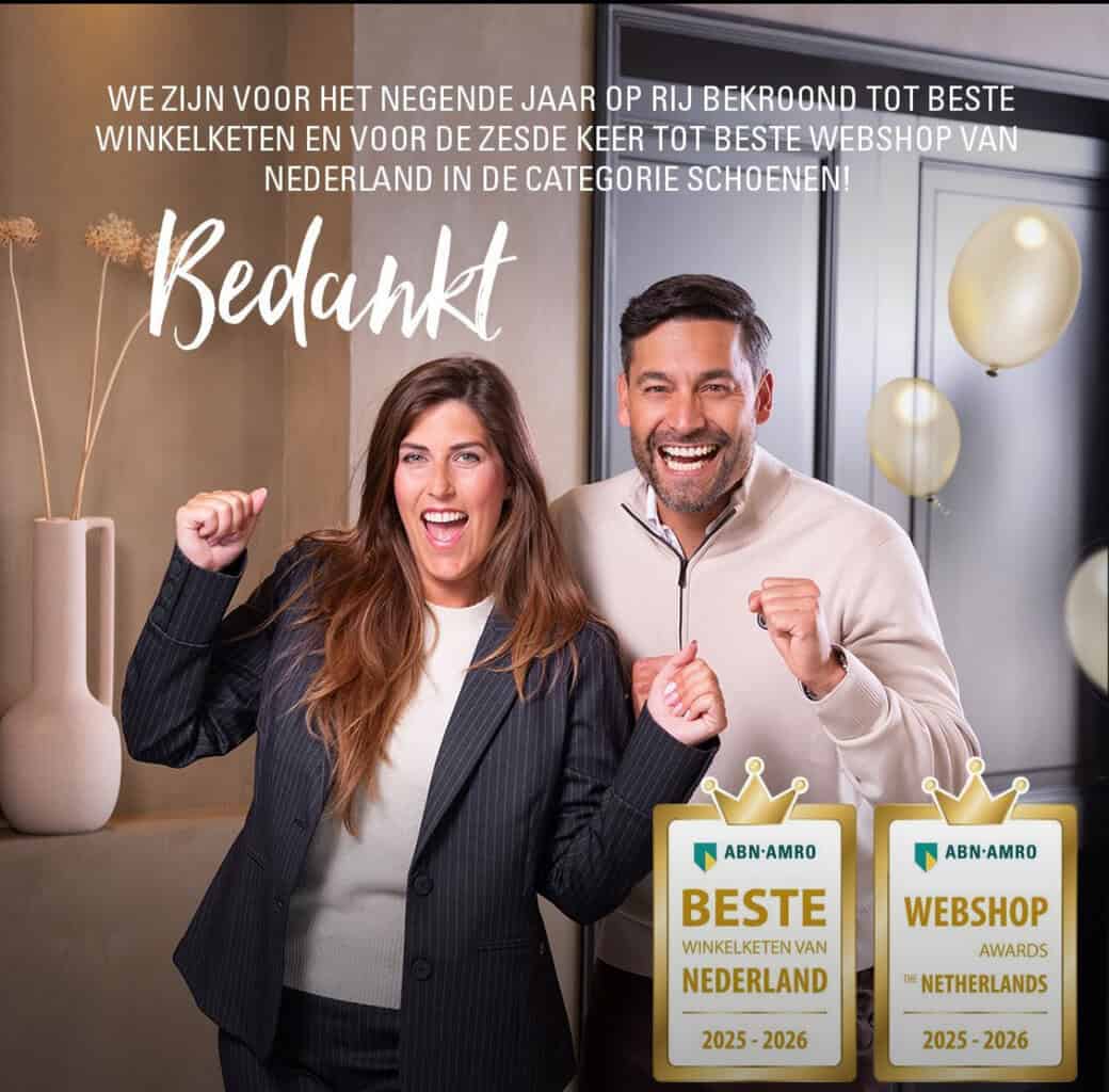 Schuurman Schoenen opnieuw bekroond tot Beste Winkelketen en Webshop