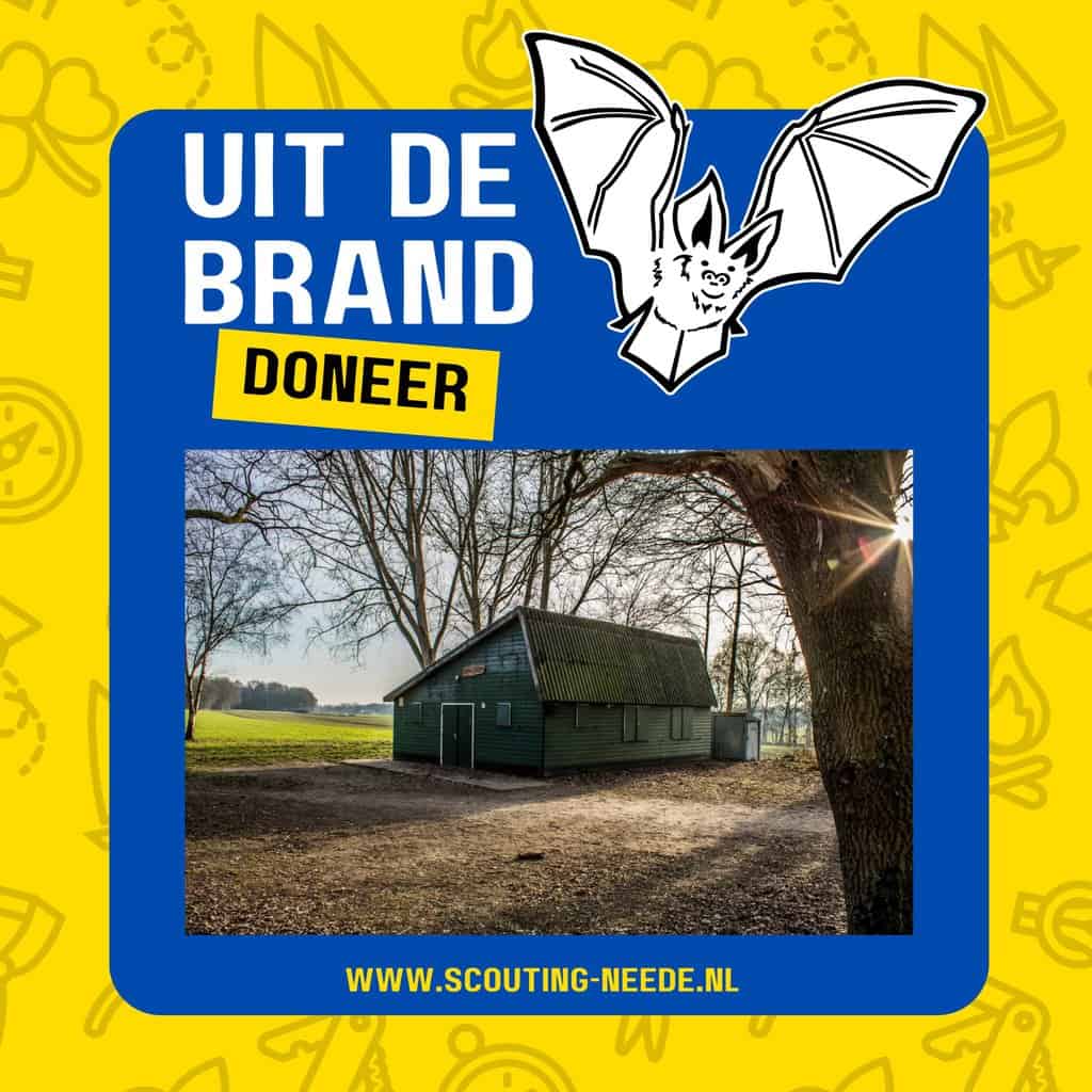 Scouting Neede start inzamelingsactie voor herbouw afgebrande blokhut -