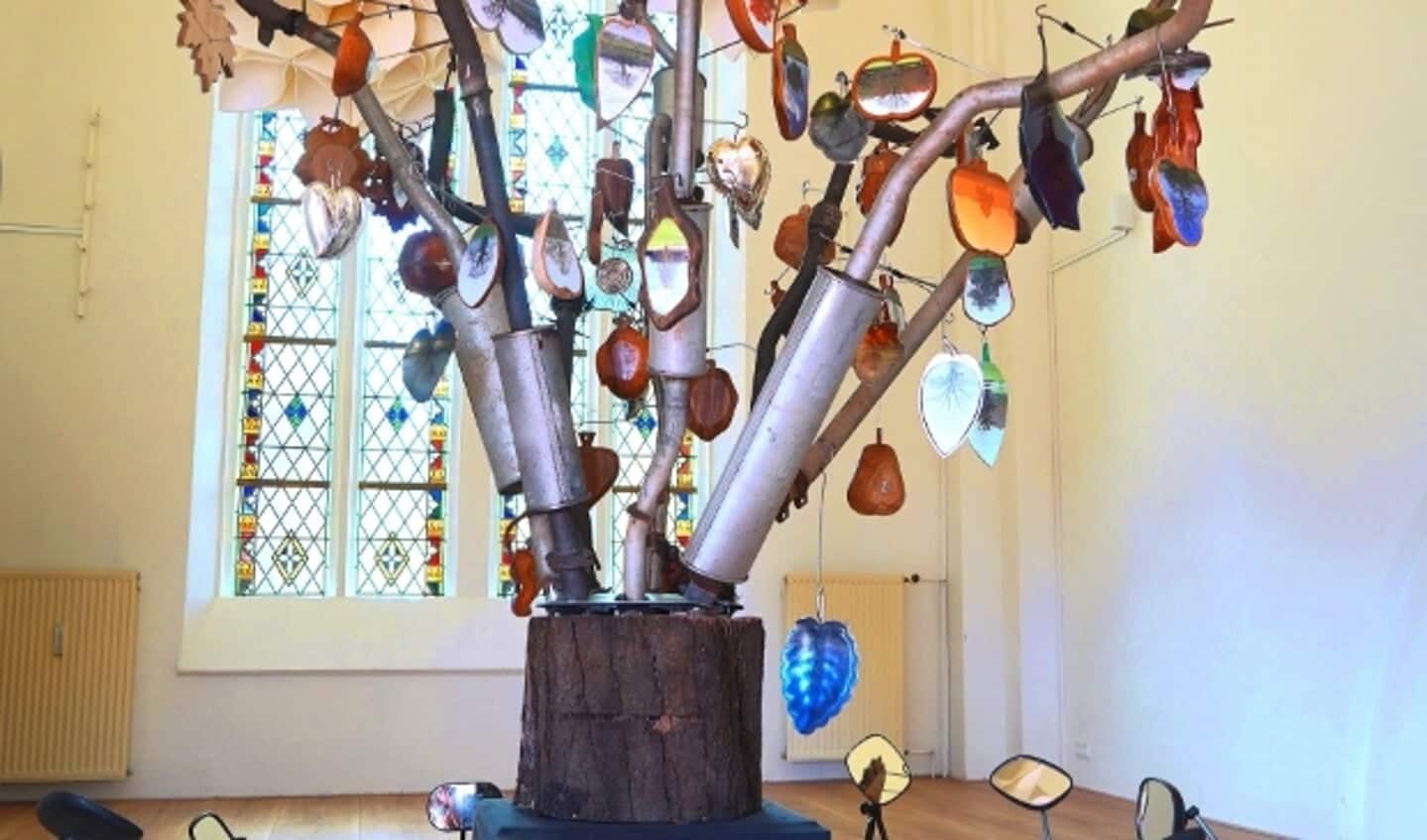 Kringloopkunst maken met kunstenaar Rob Chevallier in de Smidse Ruurlo