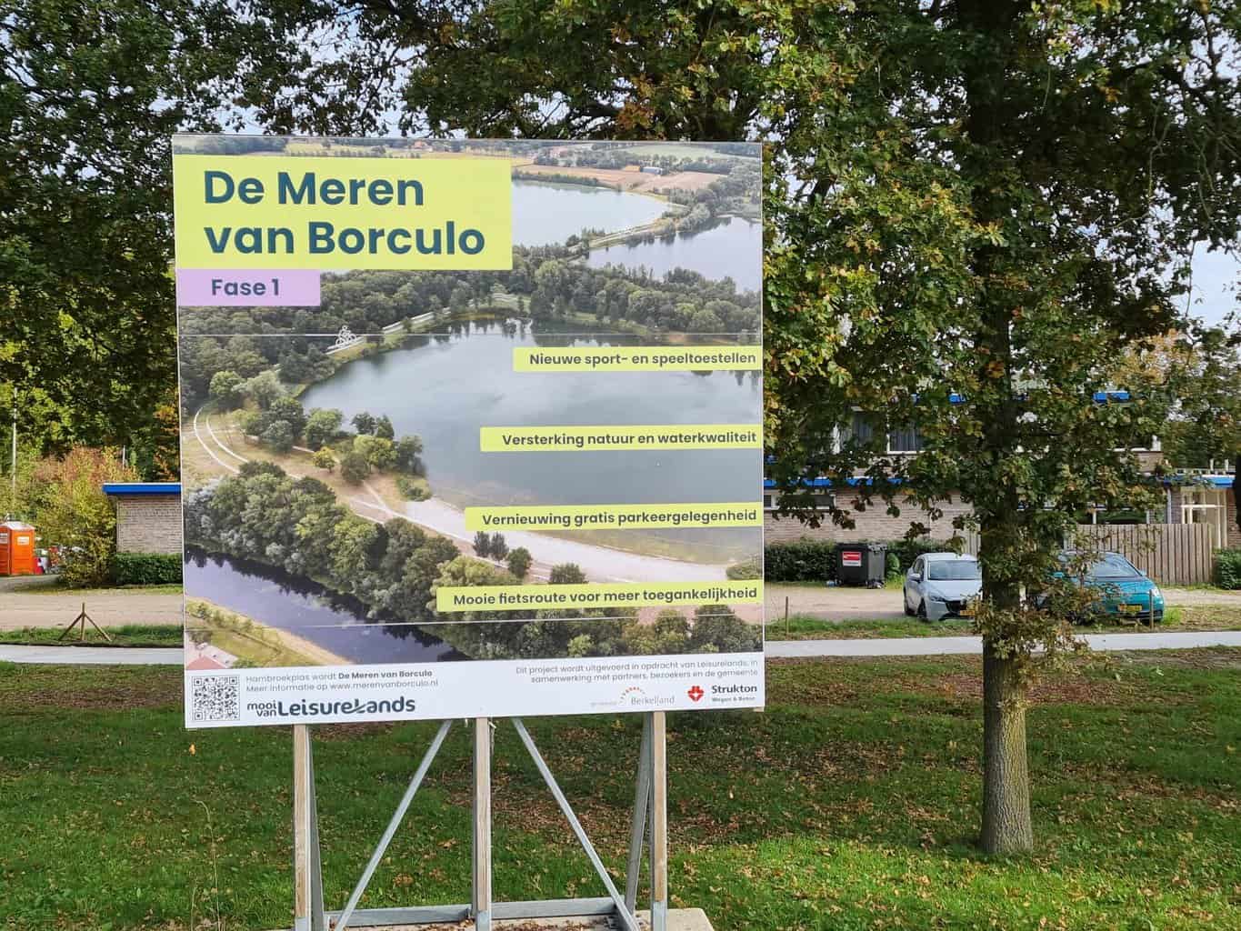 Samen D’ran wil woningen rondom de Meren van Borculo (Hambroekplas) -