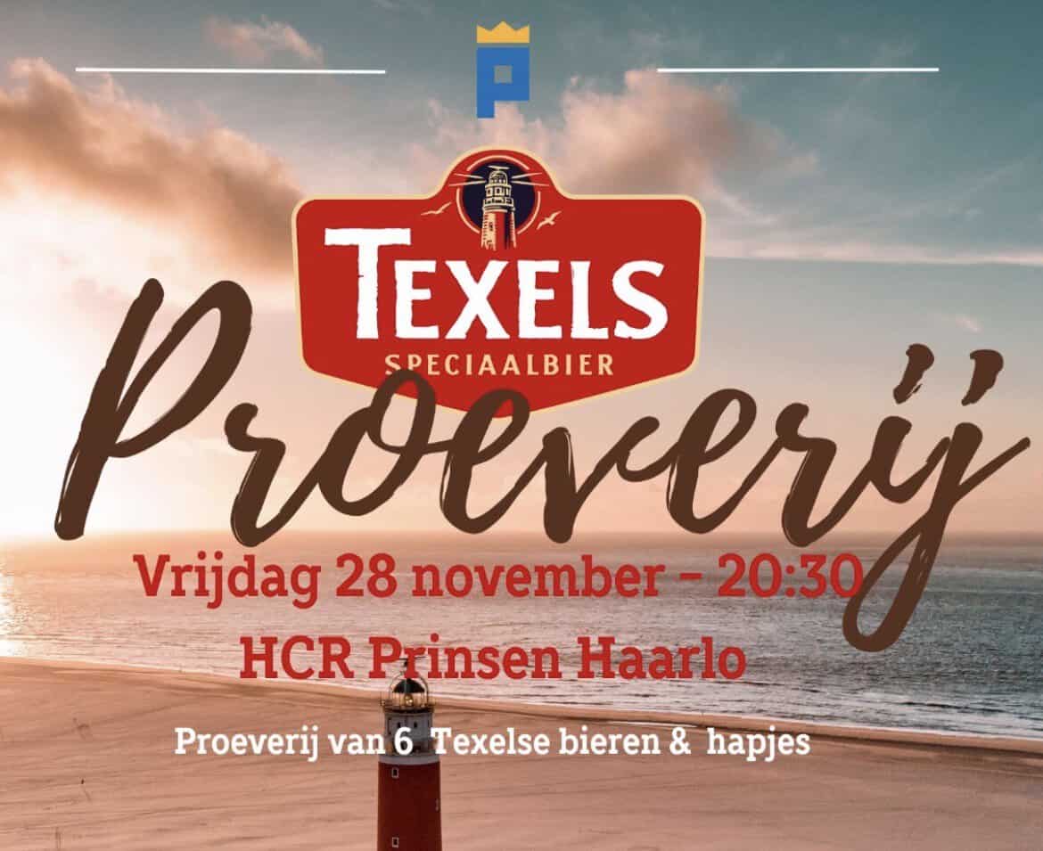 Texelse bierproeverij bij HCR Prinsen in Haarlo