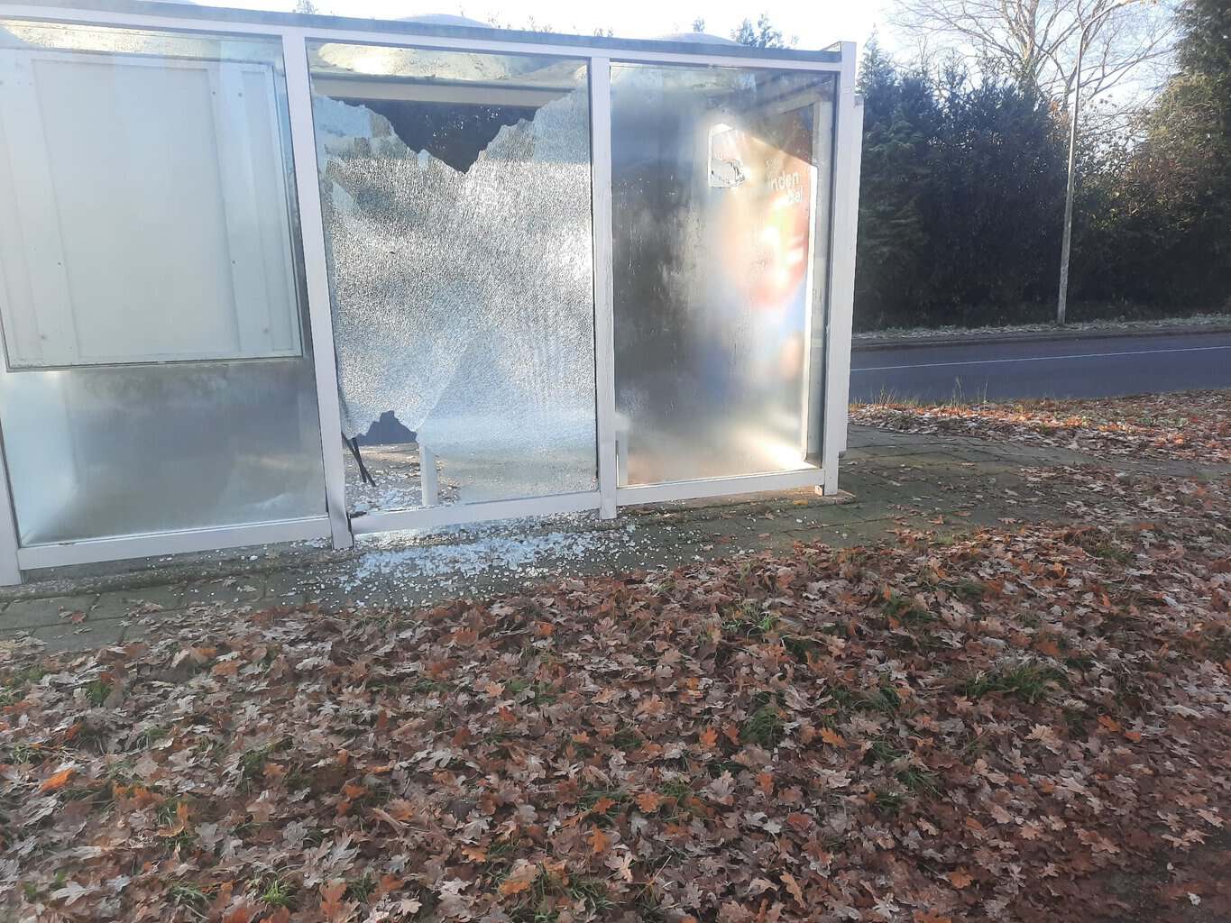 Bushokje Barchemseweg Borculo vernield -