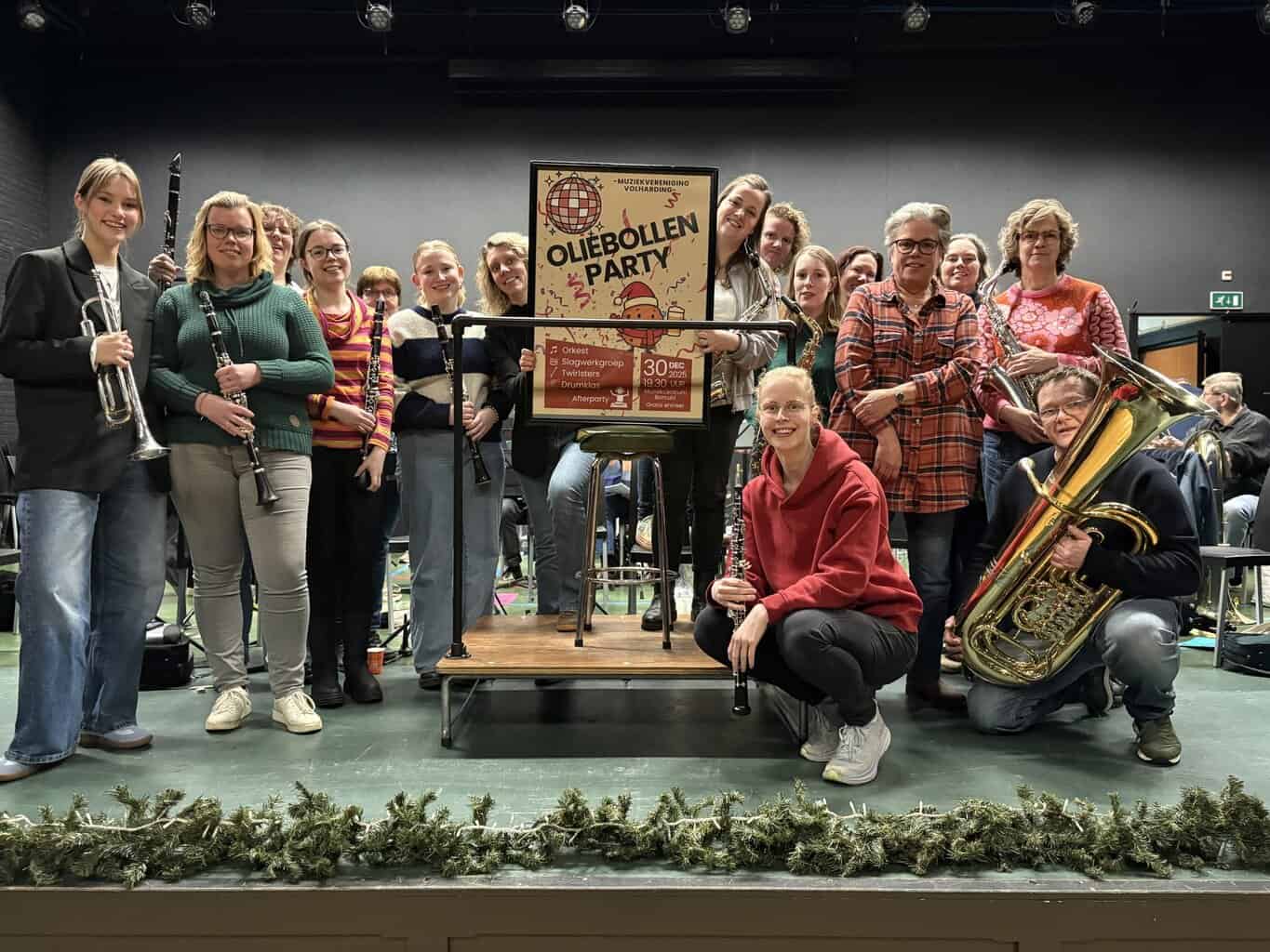 Volharding organiseert oliebollenactie en sluit jaar af met traditionele Oliebollenparty -