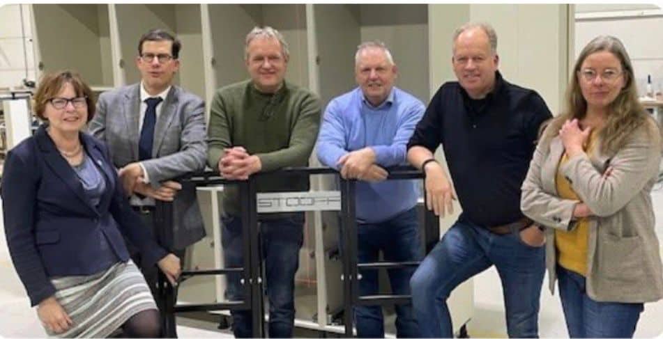 College van burgemeester en wethouders bezoekt STOOFF in Eibergen