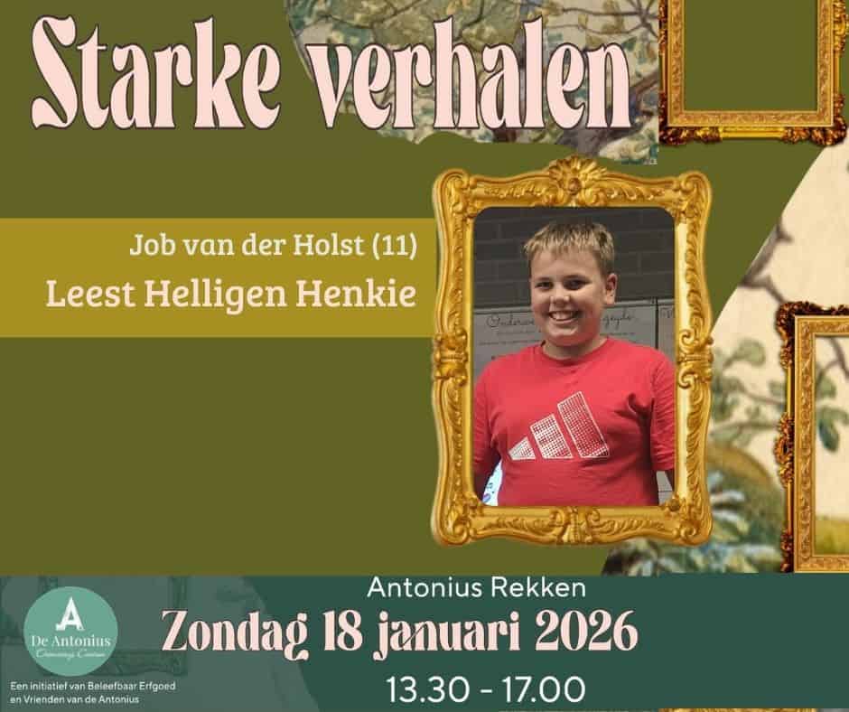 ‘Starke verhalen’ in Rekken: Wintermiddag met streektaal, erfgoed en meer