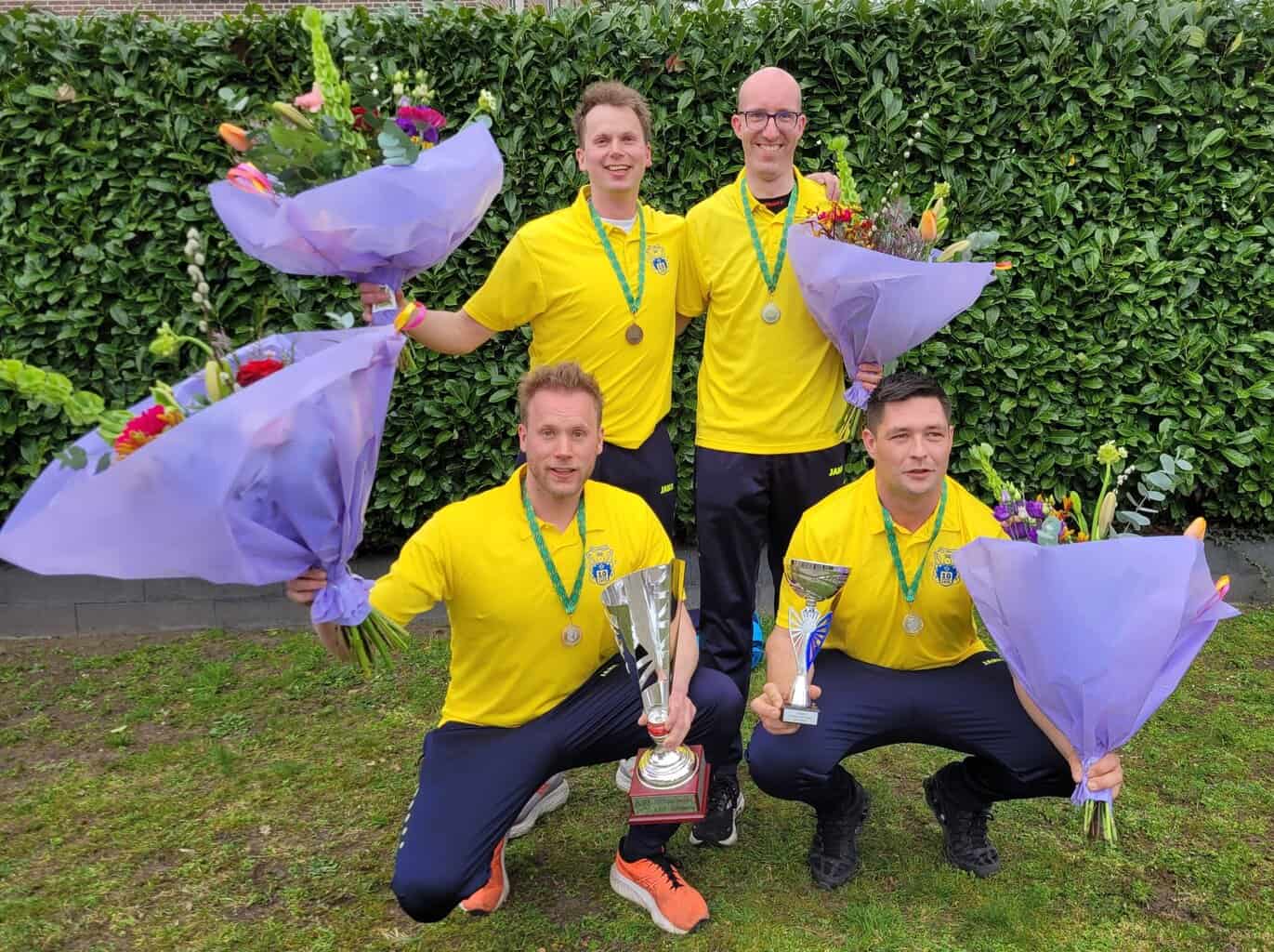 Laatste AKF klootschiet competitie wedstrijd in Hupsel