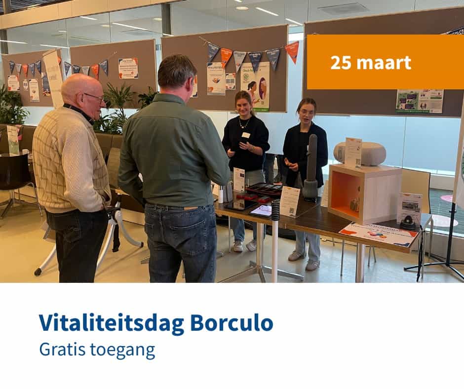 Vitaliteitsdag in Borculo op 25 maart