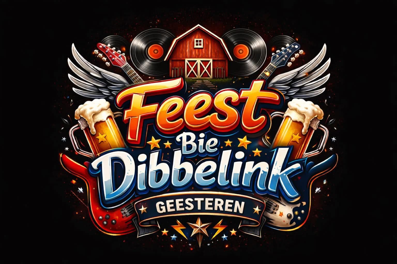Feest bie Dibbelink in Geesteren op 7 en 8 maart