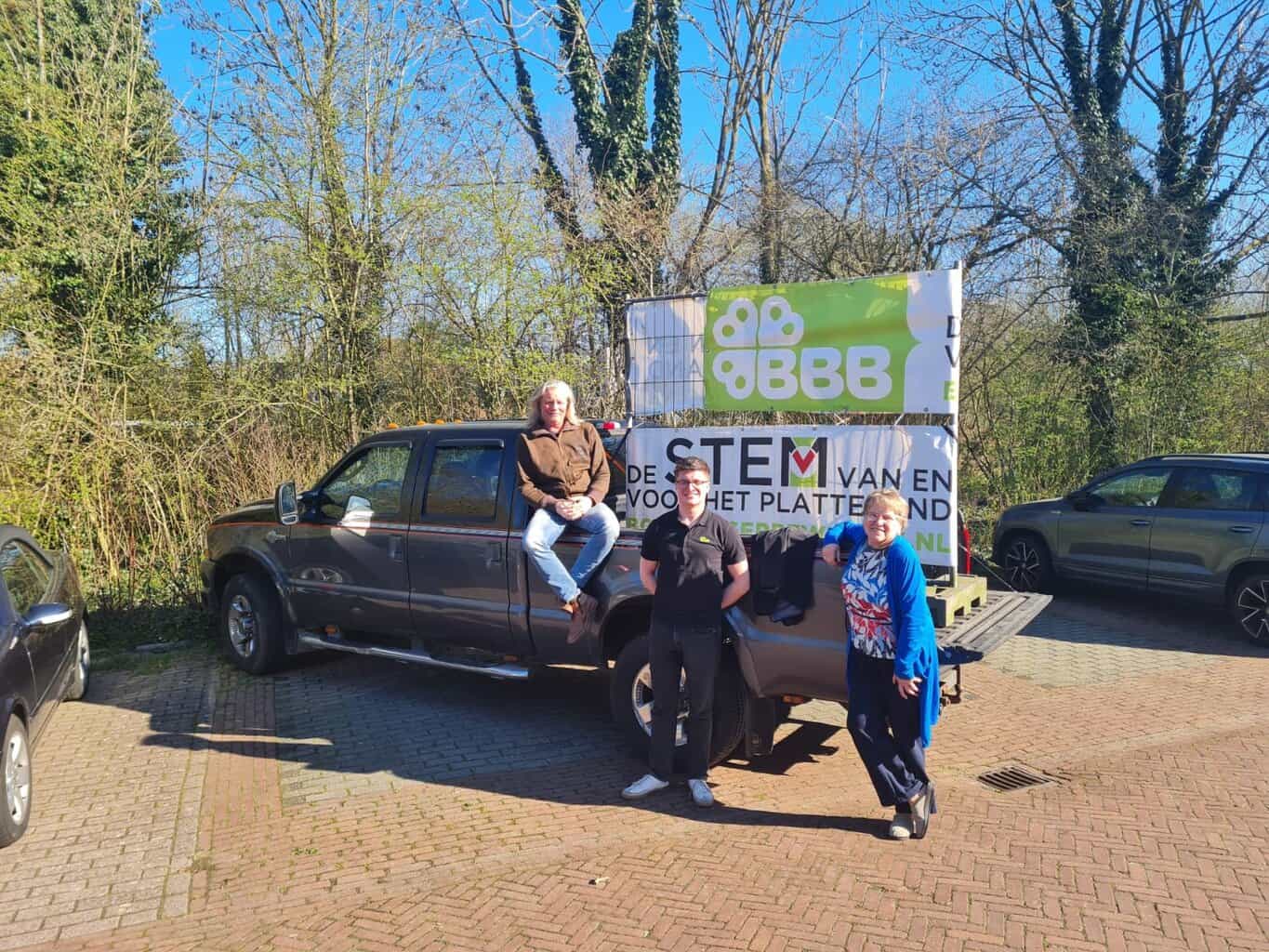 BBB Berkelland trekt aandacht met rijdende campagne door de dorpen