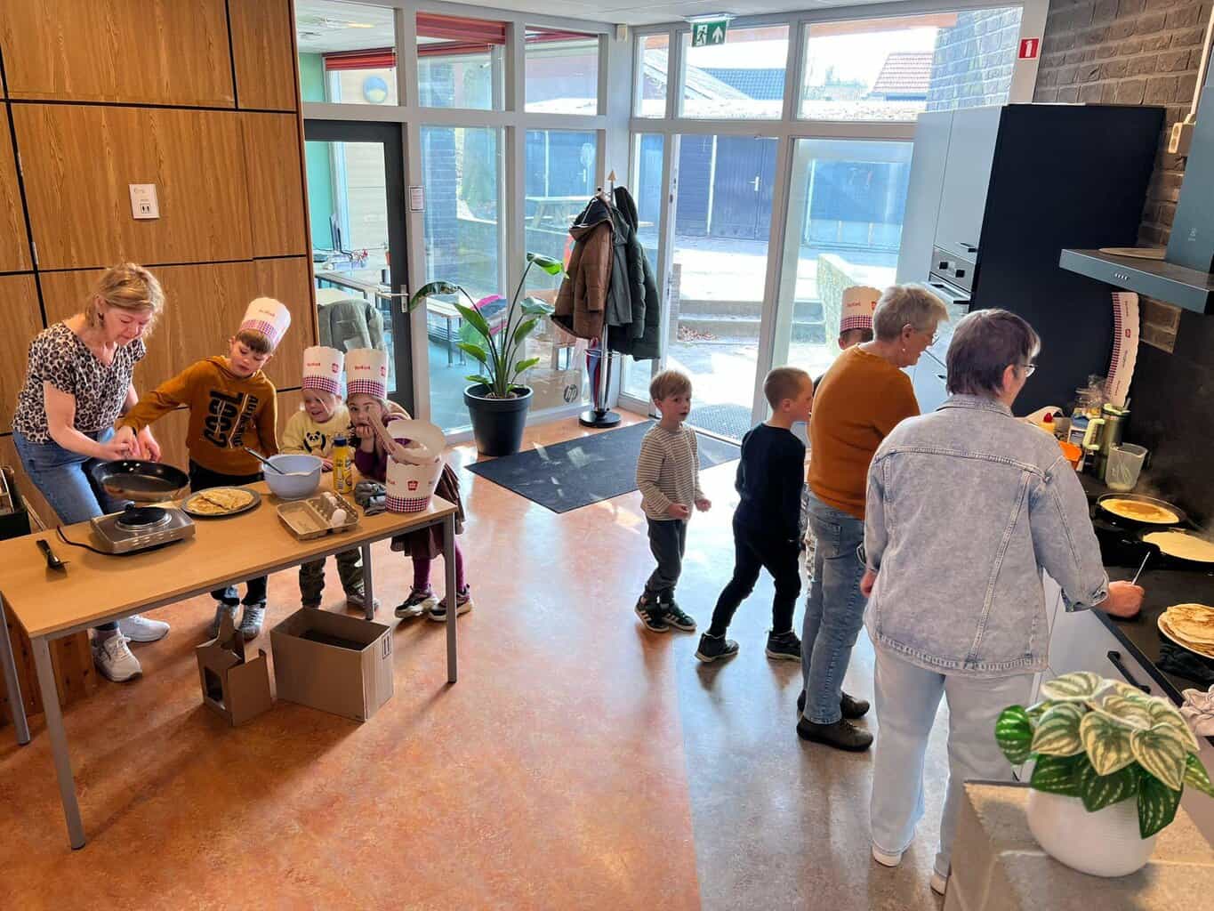 Pannenkoekendag IKC De Berkel in Rekken
