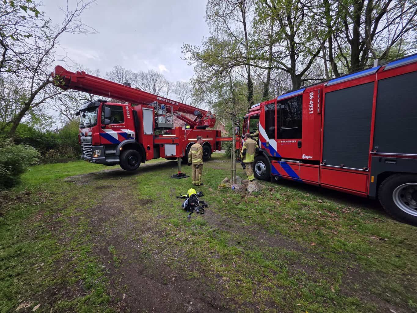 Brandweer Ruurlo twee keer kort na elkaar in actie