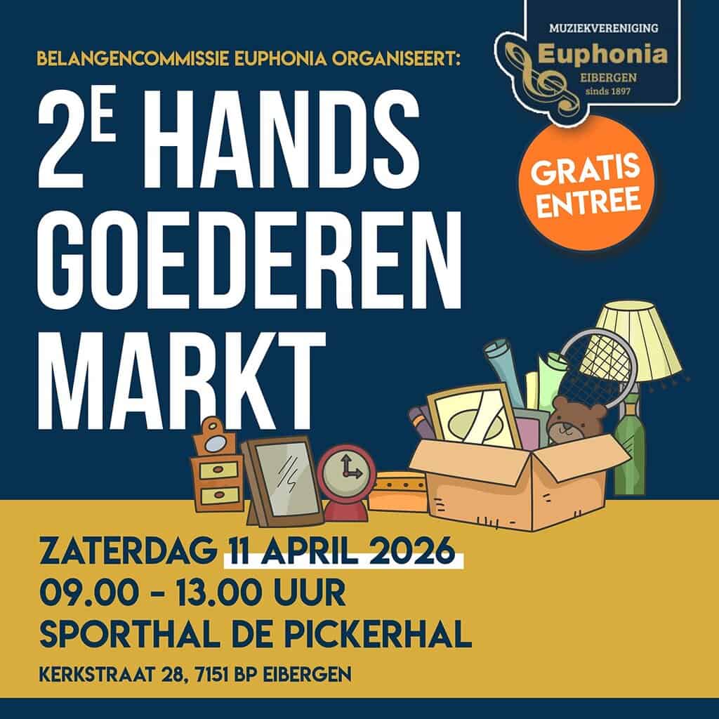 Schattenjacht in Eibergen: tweedehandsmarkt voor het goede doel