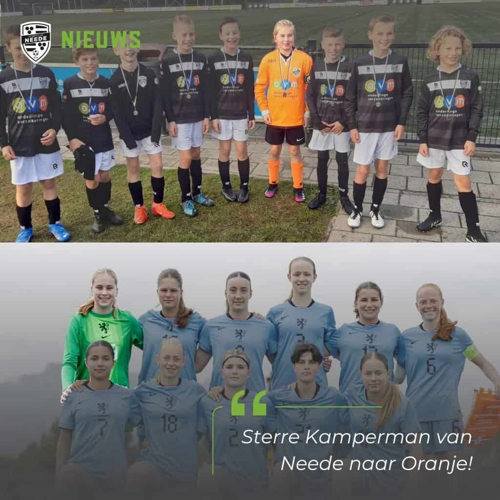 Sterre Kamperman uit Neede maakt debuut voor Oranje O16 -