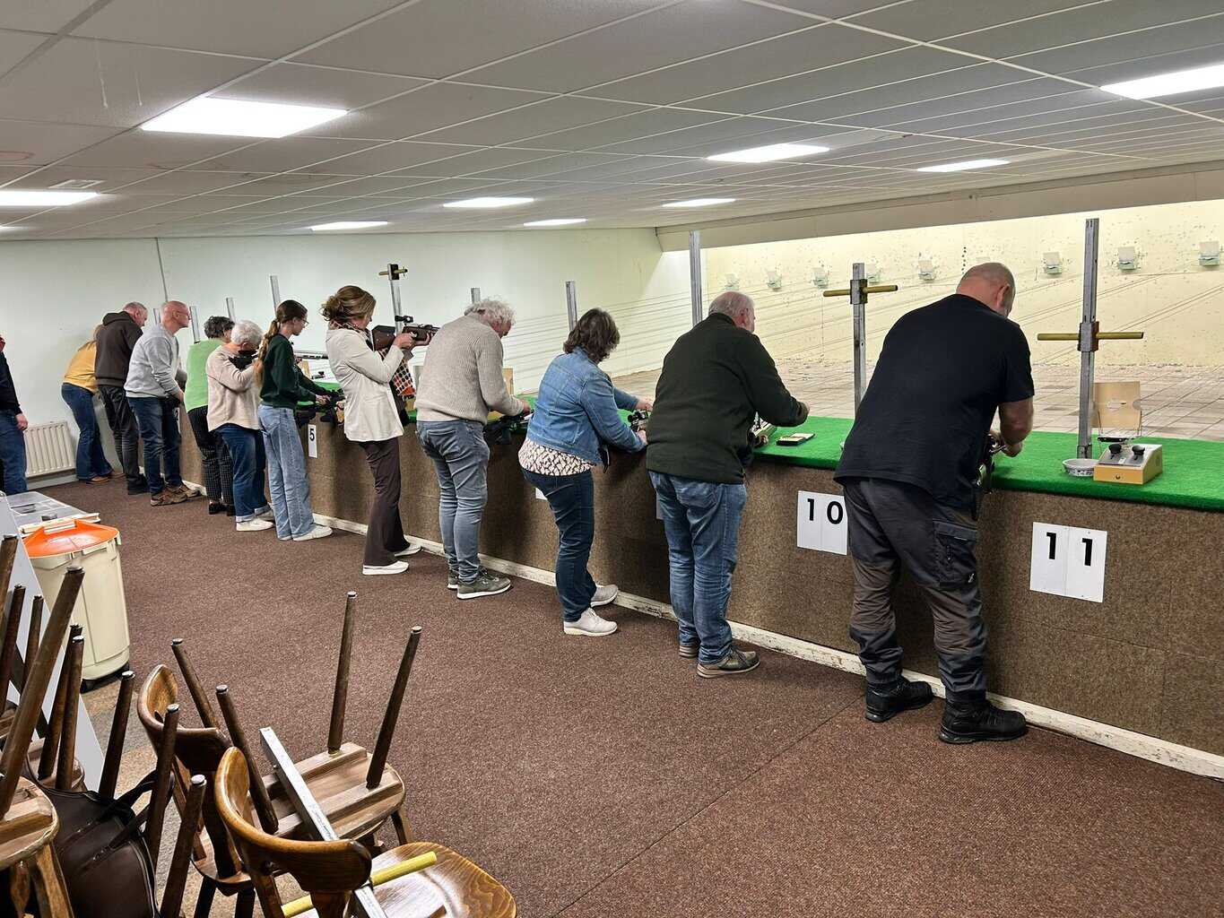 Vijfde wedstrijd Buurt en Straat Schietcompetitie 2026 s.v. De Kroon Eibergen succesvol verlopen