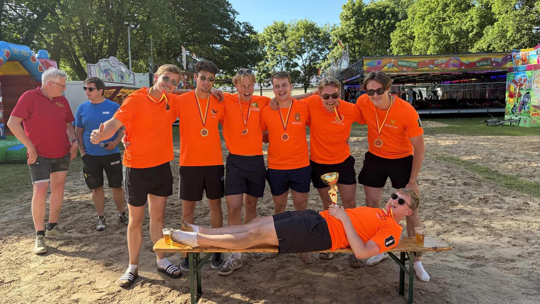 Beachvolleybal in Noordijk wordt gewonnen door De Sigma’s