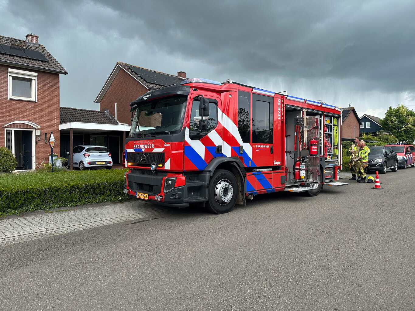 Zolderbrand in Borculo -