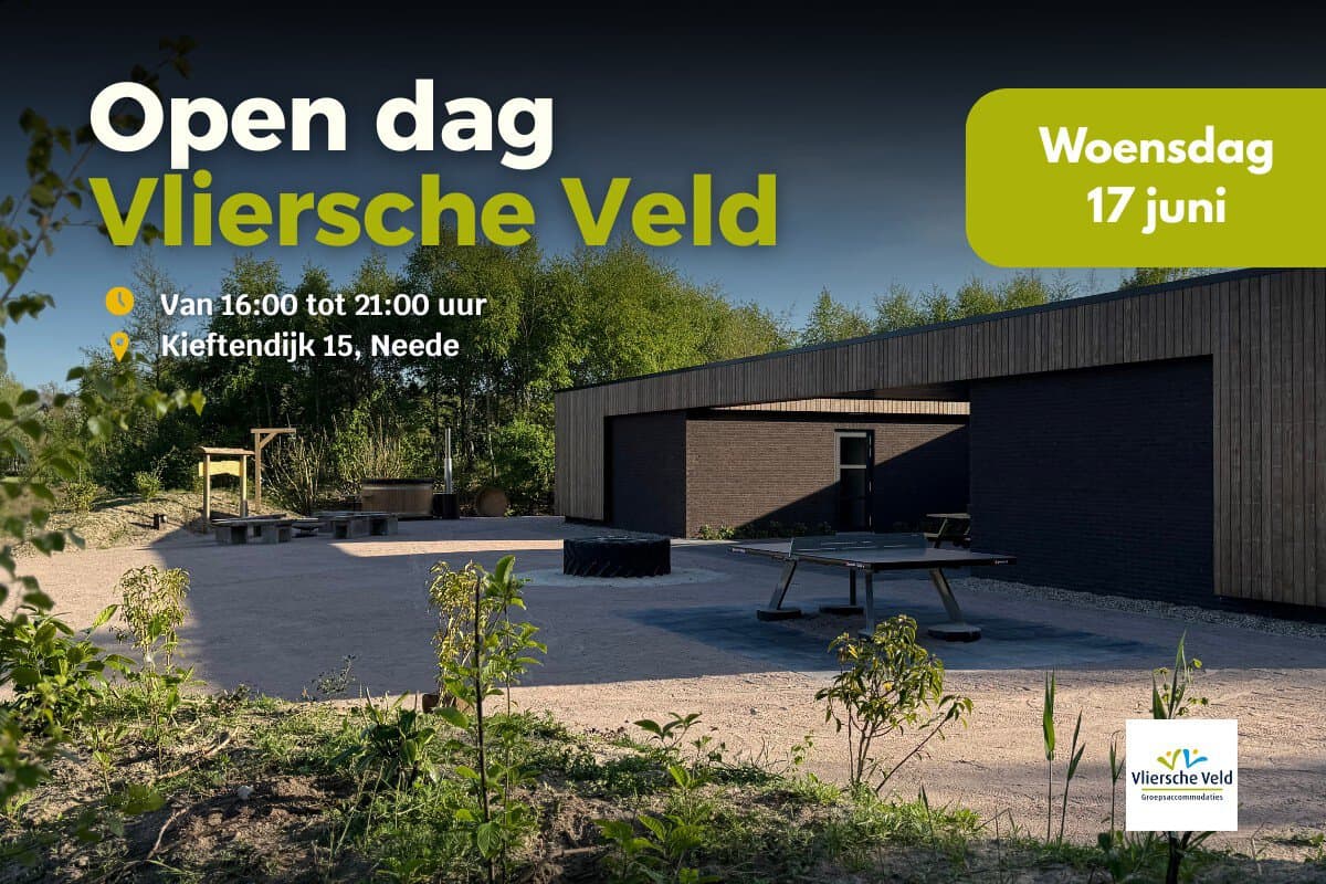 Open dag bij Vliersche Veld Groepsaccommodaties in Neede