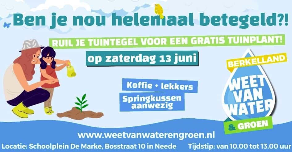 Gratis tuinplant voor inwoners van Neede tijdens vergroeningactie -