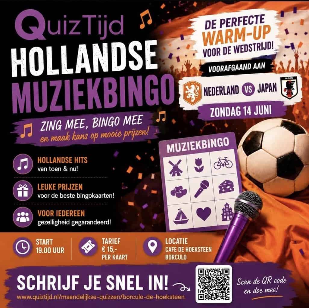 Warming-up voor Nederland – Japan bij De Hoeksteen