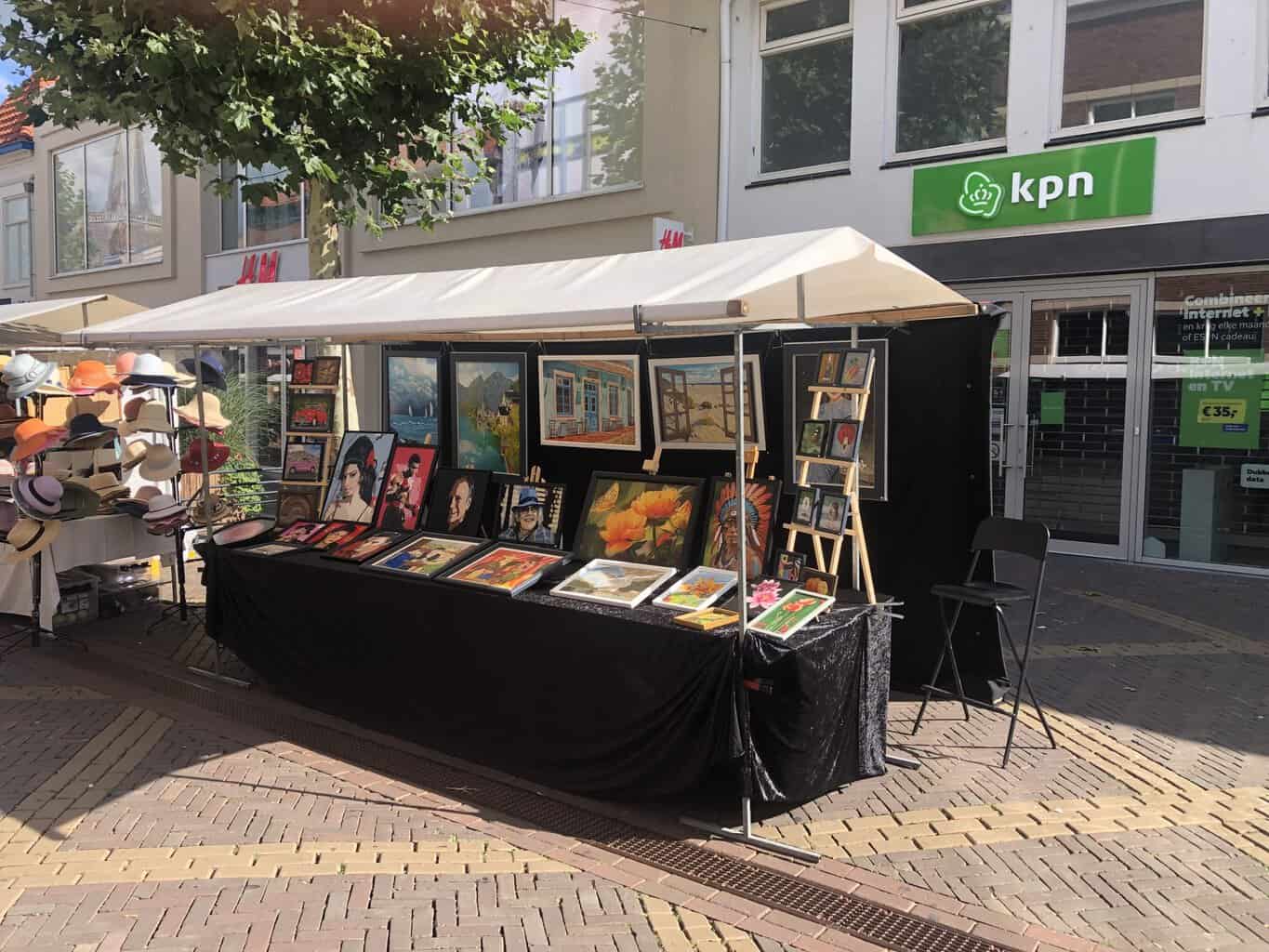 Eerste Kunstmarkt Ruurlo brengt ruim 40 kunstenaars samen in het centrum