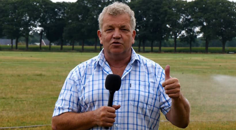 Weerboer Gerrit voorspelt een zonnig weekend met een paar kleine buitjes