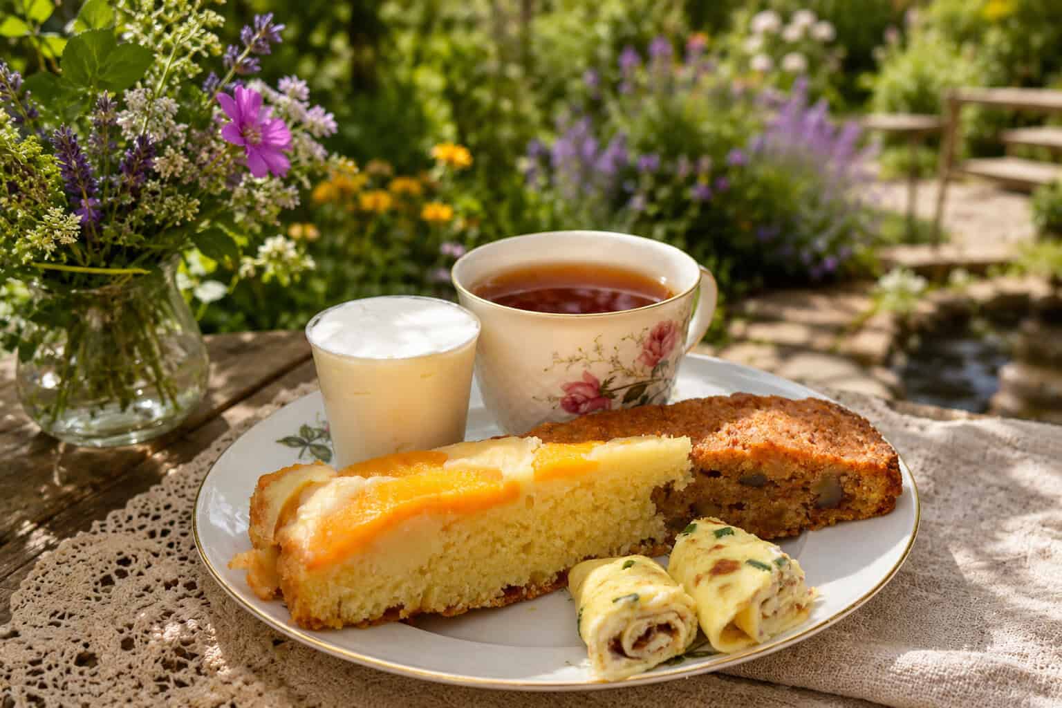 High Tea tussen bloemen en kruiden in de Kruidenhof