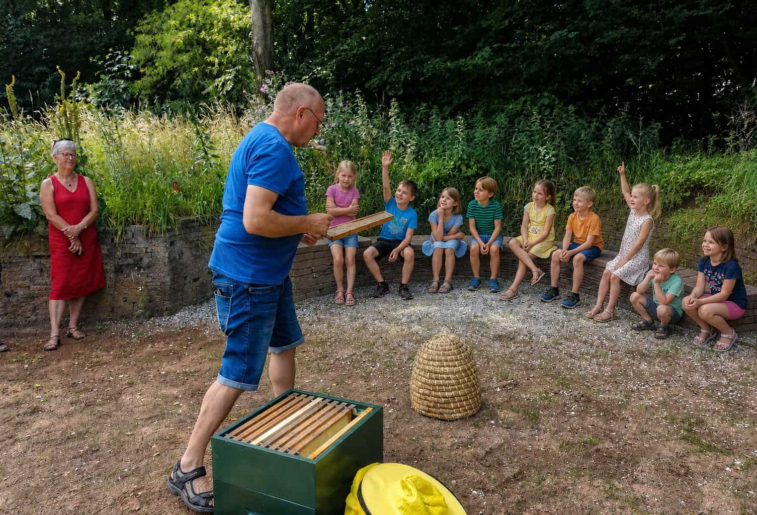 De Kruidenhof te Mallum n het teken van de Landelijke Open Imker Dag