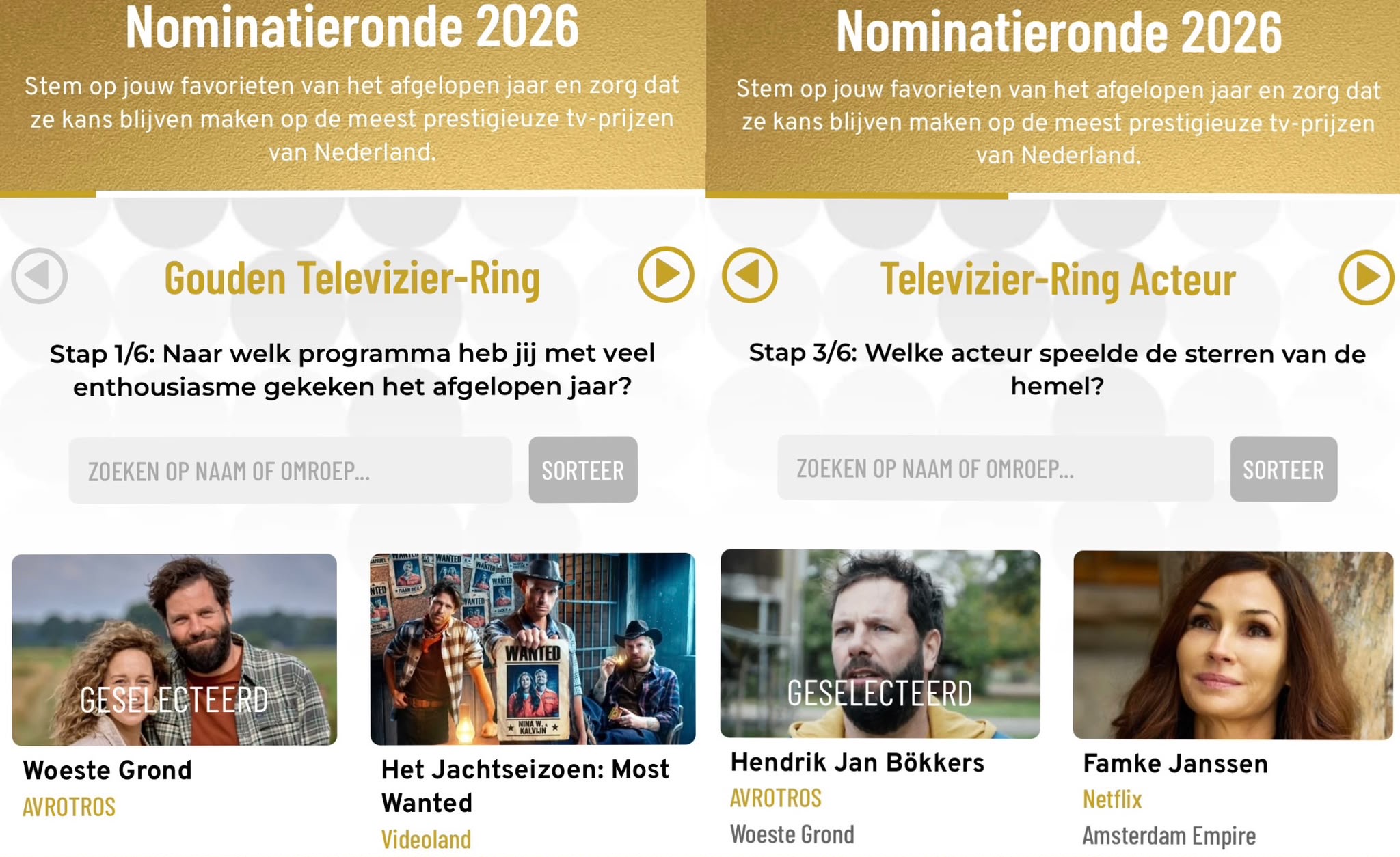 Hendrik Jan Bökkers maakt kans op nominatie Gouden Televizier-Ring -