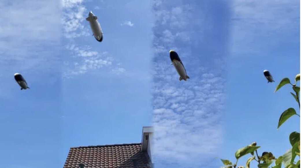 Zeppelin van 75 meter lang boven deel van de Achterhoek -