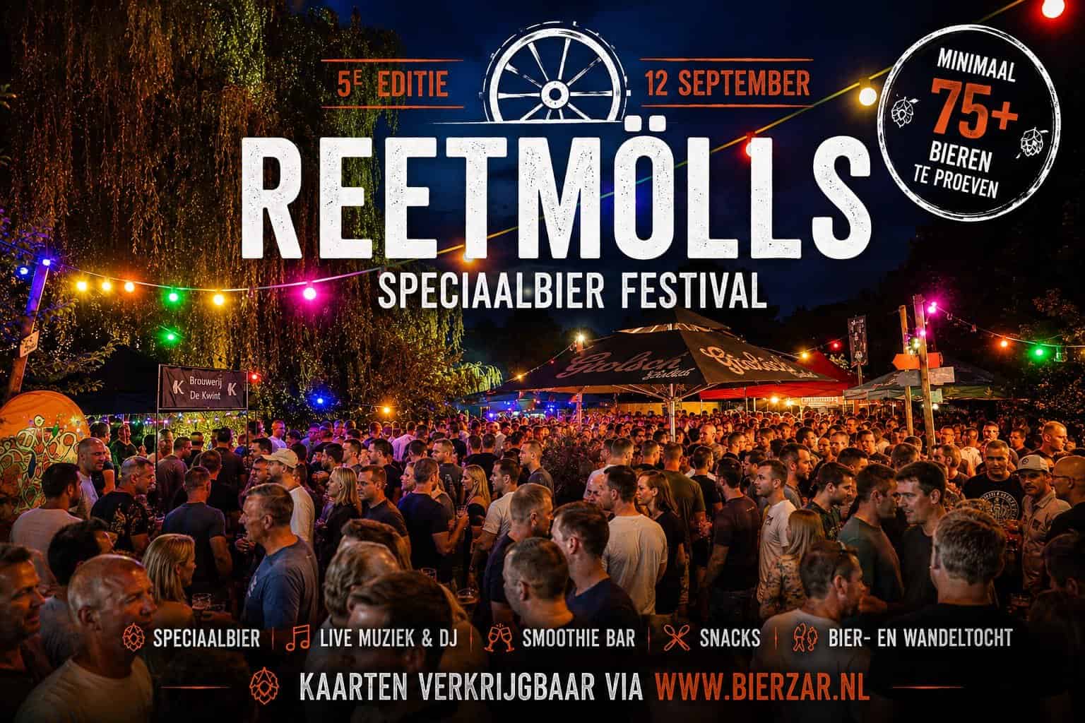 Reetmölls Speciaalbier Festival viert vijfde editie in Rietmolen -