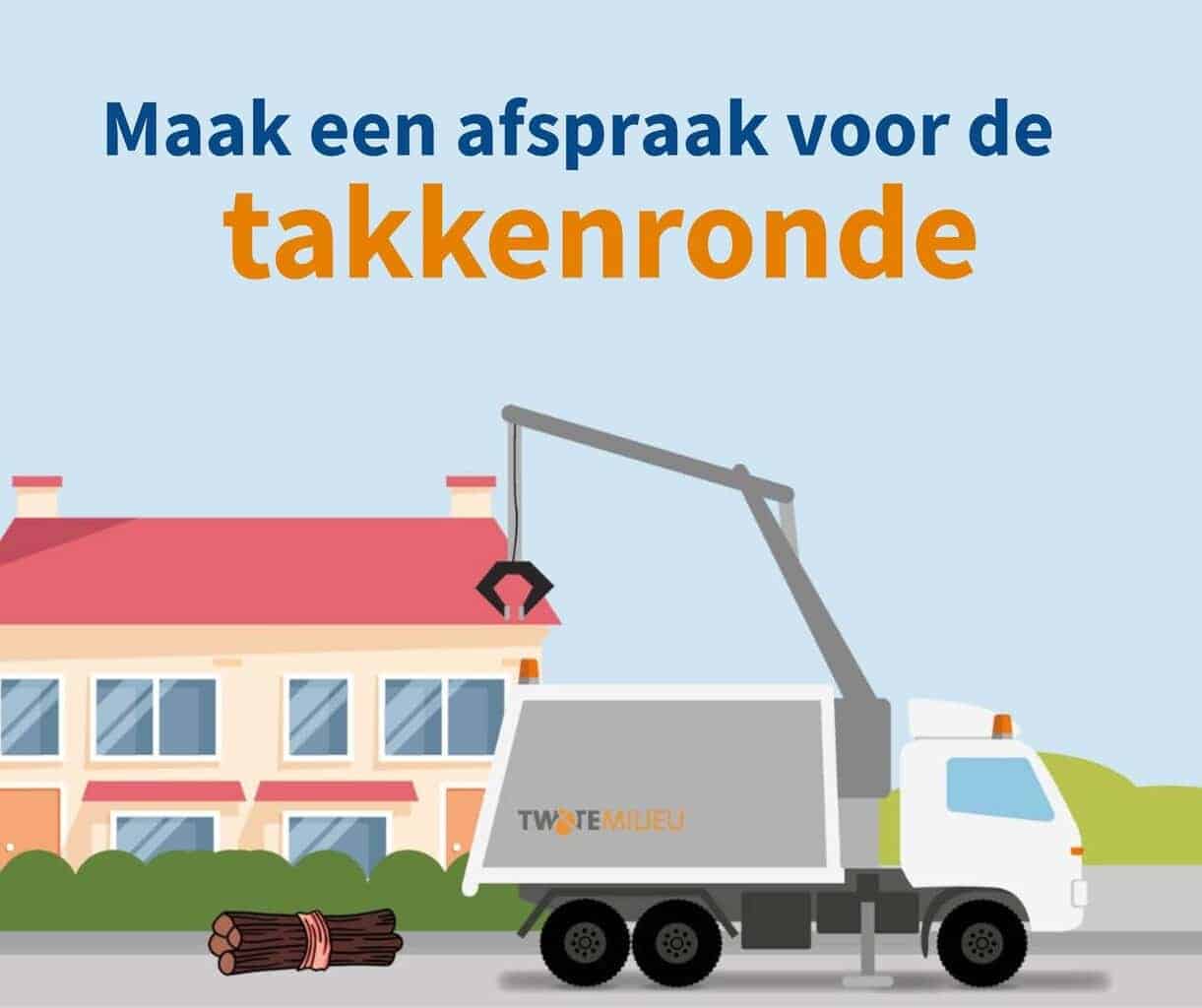 Maak een afspraak voor de takkenronde van Twente Milieu