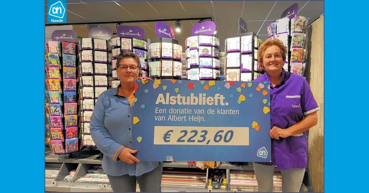 Statiegeld actie levert woonlocatie Livio KSW Neede mooi bedrag op -