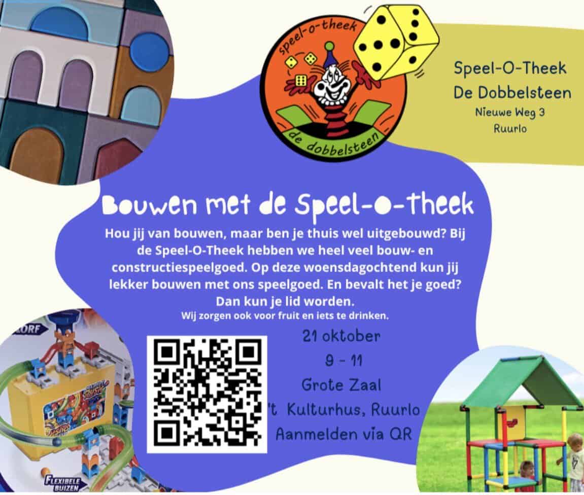 Kom bouwen bij Speel-O-Theek De Dobbelsteen in Ruurlo -
