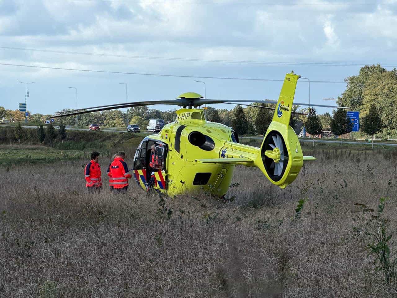 Traumahelikopter ingezet voor medische noodsituatie in Eibergen